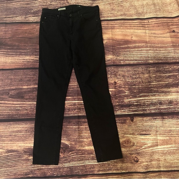 Women’s AG Adriano Goldschmied Black Jeans Size 30R The Prima - Picture 1 of 7